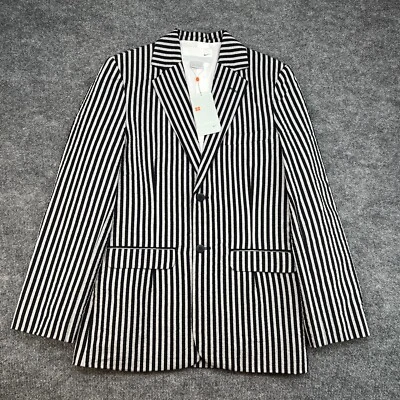 全新带标签 Nike SB Blazer 西装夹克 127081 010 Blazer Pack 细条纹 罕见 2006 M 码 — 第 1/4 张图片