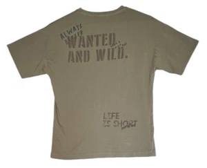 Zara Boys Camouflaged Wanted And Wild Pocket Green T Shirt Size 10 - Picture 1 of 8