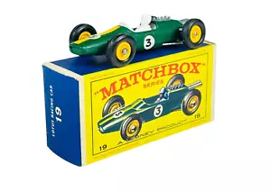 Matchbox Lesney No. 19 Lotus Racing Car w/D Style Box - Picture 1 of 11
