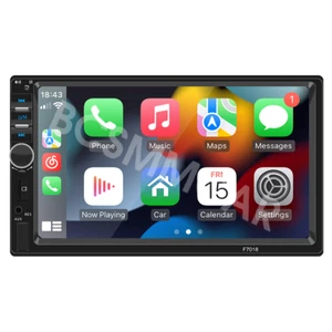 Car Radio Player BT FM Mirror Link In-Dash Units For Apple Carplay Android Auto - Picture 1 of 20