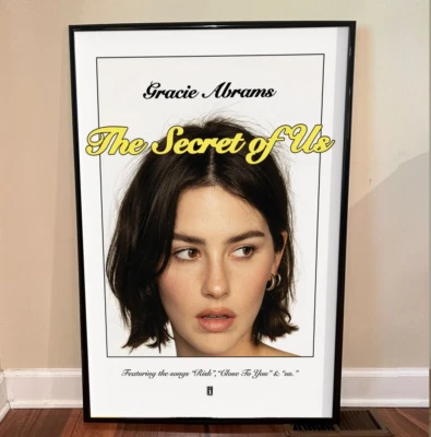 HOME DECOR Gracie Abrams 'The Secret Of Us' Poster