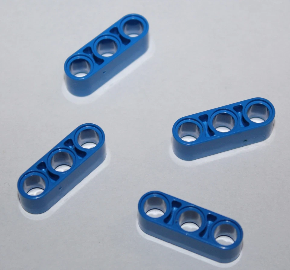 Lego Technic Blue Liftarm 1x3 Thick ref 32523/set 8274 8435 8052 10188 8156 8019 - Photo 1/1