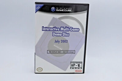Interactive Multi-Game Demo Disc July 2002 Nintendo Gamecube GCN With Case - Image 1 of 3