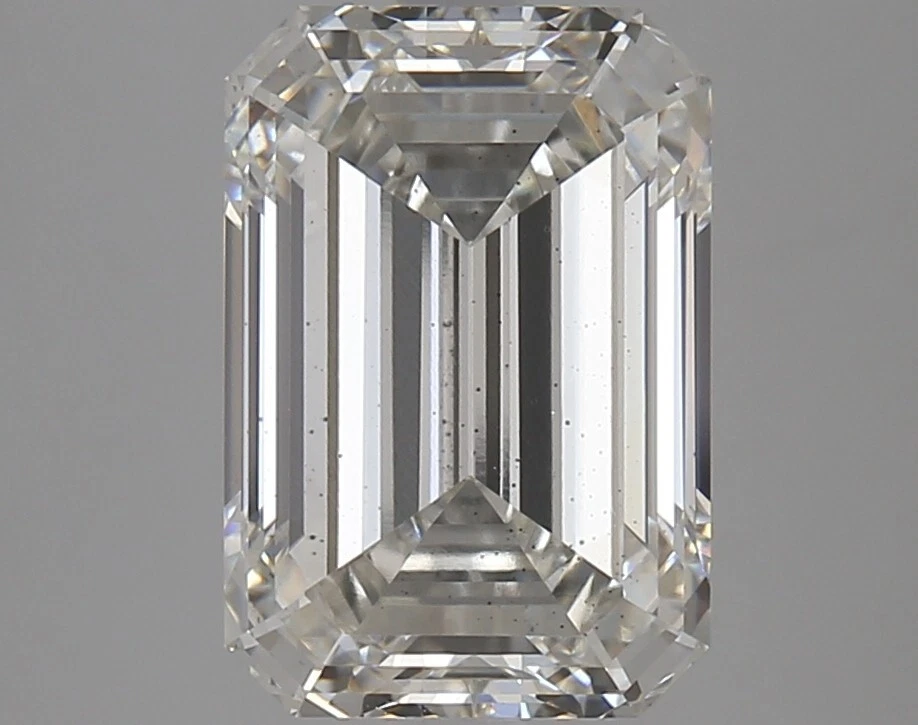 Lab Grown 5.05 Ct EMERALD Cut IGI Certified CVD Diamond G Color SI1 Clarity - Image 1 of 4