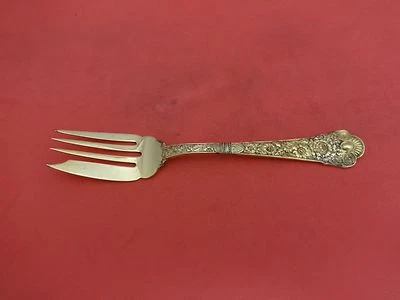 Cluny Vermeil by Gorham Sterling Silver Salad Fork 6" Flatware Heirloom - Image 1 of 2