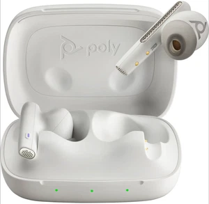 Écouteurs sans fil Poly Voyager Free 60 UC (USB-C, blanc) - Photo 1 sur 7
