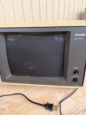 Amdek 12” Data Display Model Video-300A Computer Video Monitor Untested *AS IS* - Image 1 of 4