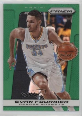 2013-14 Panini Prizm Retail Green Prizm Evan Fournier #115 - Image 1 of 2