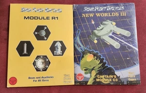 Vintage Lot 2 Starfleet Battles Mod. R1, New Worlds C3 Task Force Spiele Spielbuch - Bild 1 von 5