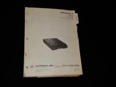 Motorola Micor Solid State mobile radio 132-174 instruction manual - Image 1 of 4