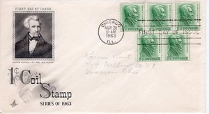 1 CENT COIL STAMP -1963 - DC1641 - Picture 1 of 1