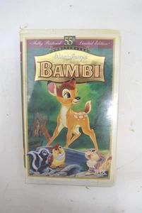 Bambi VHS 55th Anniversary Limited Edition RARE Masterpiece Collection - Imagen 1 de 9