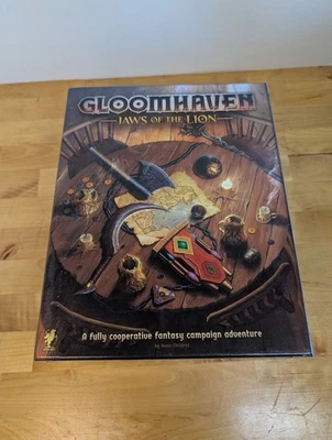 Gloomhaven Jaws of the Lion Board Game Complete Used Minis Painted Manuals Worn - Image 1 of 4