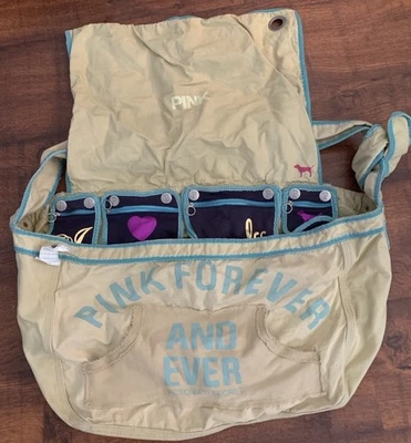 Винтажная сумка-мессенджер Victoria's Secret Weekender «Розовый навсегда» «Жить в розовом» - Изображение 1 из 4