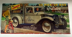 VTG UNBUILT 1960s LINDBERG 1932 32 FORD PICK-UP TRUCK HOT ROD 603-69 COMPLETE - Picture 1 of 10