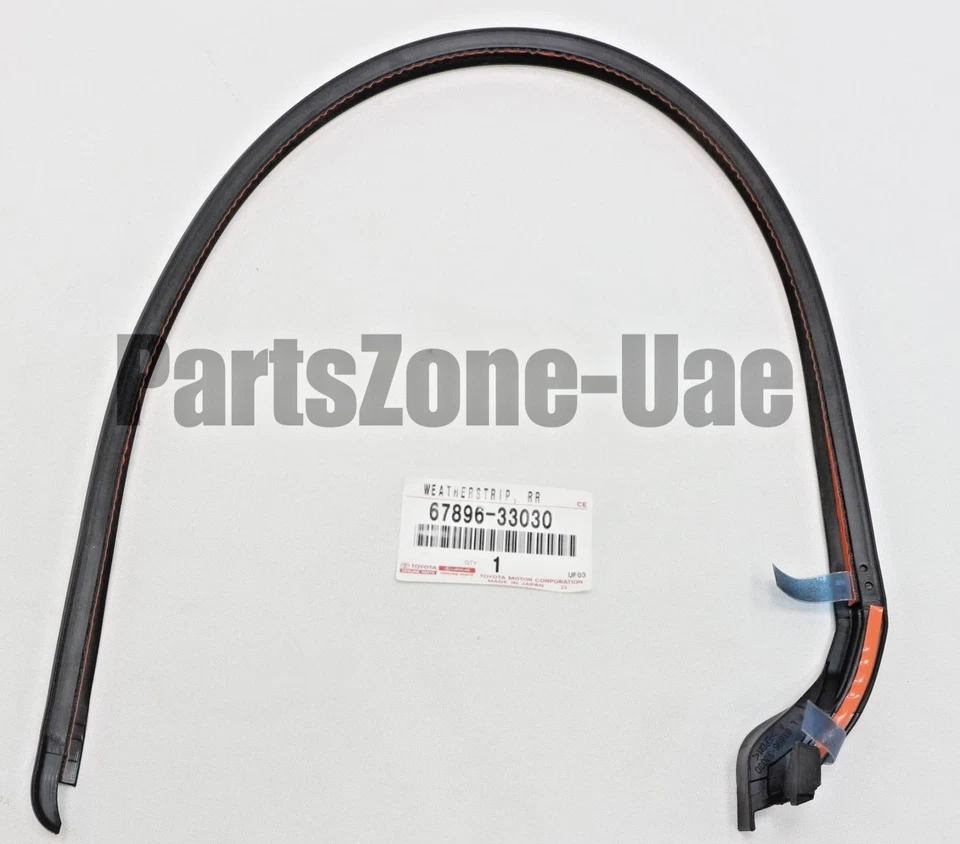 67896-33030 Lexus ES300h ES350 puerta trasera izquierda genuina tira contra la intemperie OEM Foto 1 de 1