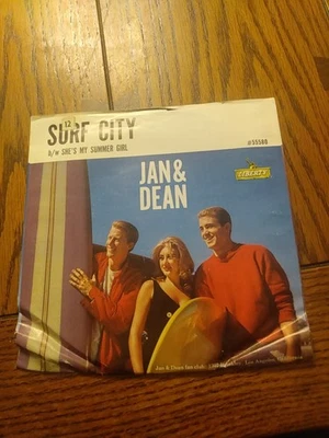 Jan & Dean Surf City Liberty 45 With Picture Sleeve - Image 1 of 4