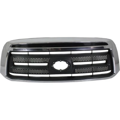 For Toyota Tundra Grille 2010-2013 Chrome Shell w/ Textured Black Insert Plastic - Image 1 of 4