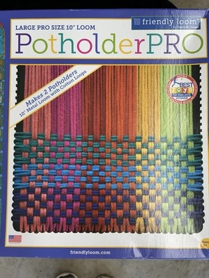 "Libro de diseño y telar Friendly Potholder Pro de 10""" Foto 1 de 2