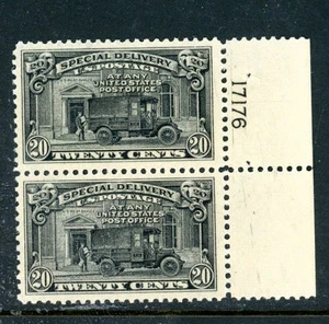 US Scott # E14 - MNH-NG - Plate # Pair (18-C255) - Picture 1 of 1