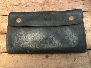 Vintage Il Bisonte Italian Wallet Genuine Leather Mens Credit Card ID Holder - Picture 1 of 9
