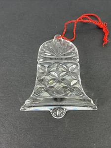 Klarglas Glocke Urlaub Weihnachten dekorative hängende Ornament 3 "x 2,5" - Bild 1 von 4