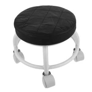 Beauty Pedicure Sgabello Ufficio Portatile Salone Sedia Rotante Poggiapiedi Scrivania - Foto 1 di 12