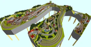 GP5-0030 Märklin piano binario C "Bartheim" 460x385 (forma E) - Foto 1 di 7