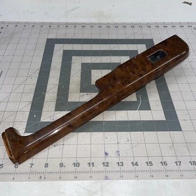 1996 1997 NISSAN PATHFINDER LH REAR DRIVER SIDE WINDOW CONTROL & BEZEL WOODGRAIN - Image 1 of 4