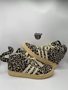 Adidas x Jeremy Scott Leopard Cheetah Animal Tail Wings Bear Mens V24536 Size 12 - Picture 1 of 6