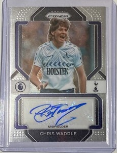 2022-23 Prizm Premier League Signatures Auto #S-CW Chris Waddle hotspur Legend