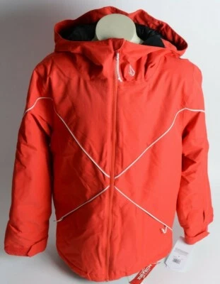 2021 NWT YOUTH VOLCOM X INSULATED JACKET $140 M Red 2 layer standard fit - Image 1 of 4