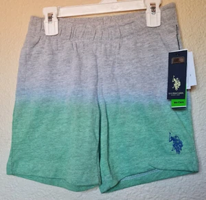 U.S. Polo Assn. Boys Dip Dye Shorts Ombre Terry Size S (6-7) BRAND NEW - Picture 1 of 4