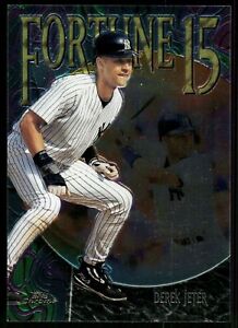 Derek Jeter New York Yankees 1999 Topps Chrome Fortune 15 #FF3