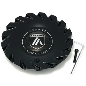 Asanti Black Label Wheel Center Hub Cap Gloss Black for ABL-18 ONLY - Picture 1 of 5