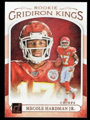 2019 Panini Donruss Mecole Hardman Jr. Rookie Gridiron Kings RC Football Card - Image 1 of 2