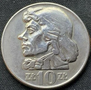 1960 Poland 10 Złotych Coin XF AU #M278 - Picture 1 of 2