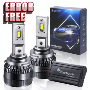 Error Free Bright 9006 6000K CSP White LED Headlight Bulbs Kit - Bild 1 von 10
