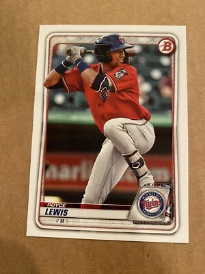 2020 Bowman Royce Lewis BP-93 Minnesota Twins - Image 1 of 2