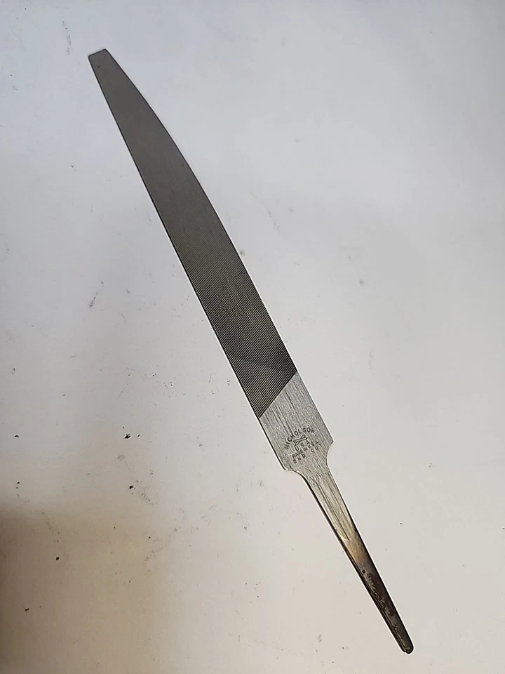 NICHOLSON 4" AMERICAN PATTERN KNIFE 2nd CUT FILE USA 1 File - Image 1 of 4