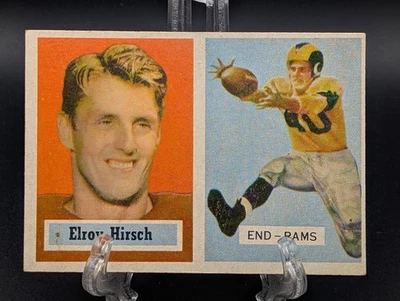 1957 Topps Elroy Hirsch #46 Los Angeles Rams - Image 1 of 2