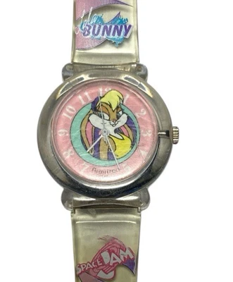 Reloj de cuarzo Armitron Space Jam Lola Bunny 1996 de colección correa corazones pastel - funciona Foto 1 de 4