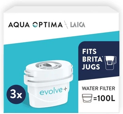 Aqua Optima Evolve Brita Maxtra and PerfectFit Water Filter Cartridge 3 Pack NEW - Image 1 of 4