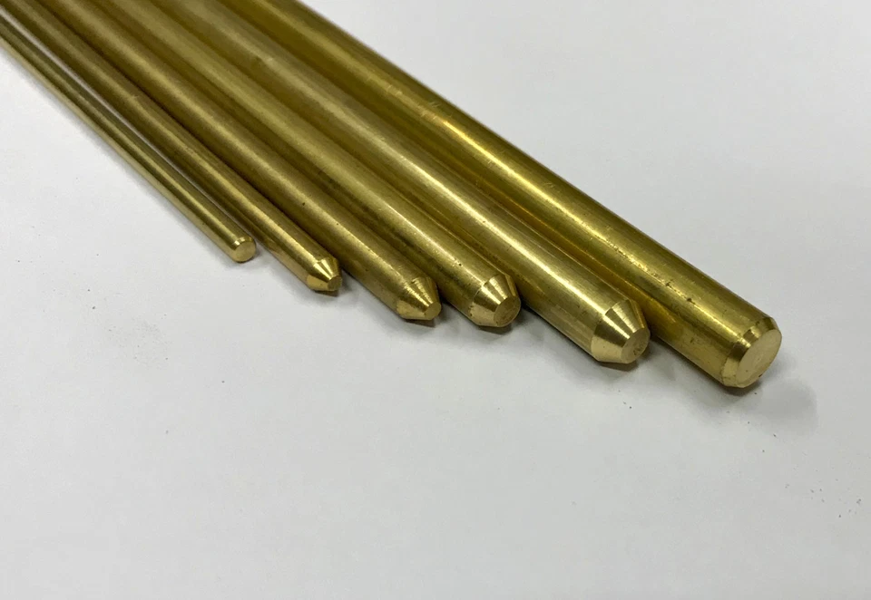 Round Brass Bar Rod CZ121 2mm 3mm 4mm 5mm 6mm 7mm 8mm and 10mm and more - Image 1 of 1