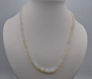 facettierte geschliffen Äthiopien Opal Kette - Bild 1 von 1