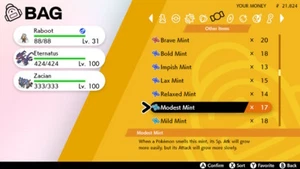 Pokemon Sword & Shield Modest Mint - Picture 1 of 2