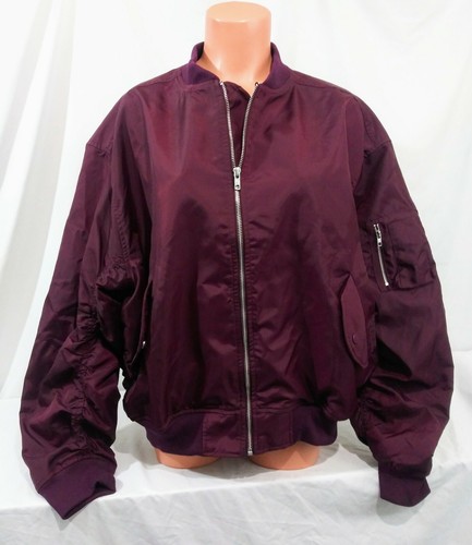 UNDERCOVER Cappotto giacca Victorias Secret ROSA BOMBER FLIGHT nuovo con etichetta M