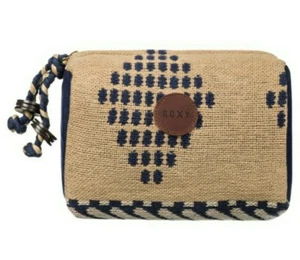 Roxy Territory Cosmetic bag Rare zipper New - Picture 1 of 1