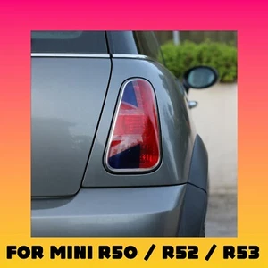 Rot/Blau Union Jack Rücklicht Cooper S Decals Aufkleber für MINI R50 R52 R53 - Bild 1 von 8