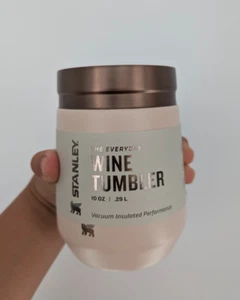 Stanley Everyday 10 OZ Vaso de Vino Gilden Sugar Oro Rosa NUEVO - Imagen 1 de 3